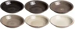 Wehkamp Cookinglife Diepe borden / Pastaborden Delice Grijs ø 21 cm - 6 stuks aanbieding