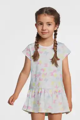 Wehkamp NAME IT MINI A-lijn jurk wit/roze/multicolor aanbieding