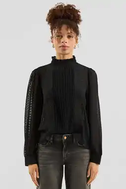 Wehkamp QS blousetop zwart aanbieding