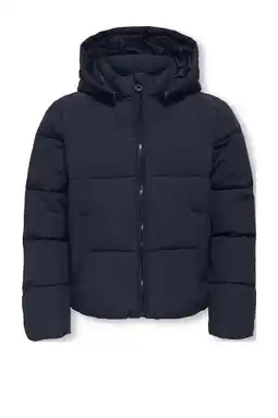 Wehkamp KIDS ONLY GIRL gewatteerde jas donkerblauw aanbieding