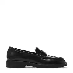 Wehkamp Steve Madden Adison leren loafers zwart aanbieding