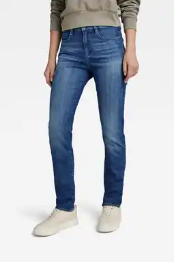 Wehkamp G-STAR Ace 2.0 straight leg jeans faded radiance blue aanbieding