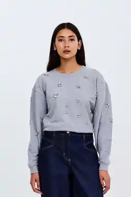 Wehkamp CKS sweater lichtgrijs aanbieding