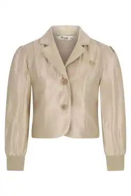Wehkamp Le Chic cropped blazer goud aanbieding