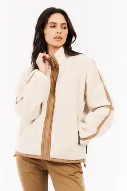 Wehkamp Protest teddy fleece vest PRTRed ecru camel aanbieding