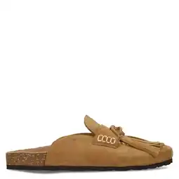 Wehkamp Sacha suède clogs camel aanbieding