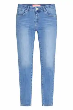 Wehkamp Para Mi skinny highwaist capri medium blue denim aanbieding