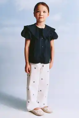 Wehkamp Mango Kids straight leg jeans wit aanbieding