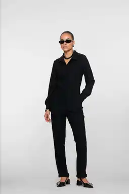 Wehkamp Geisha jumpsuit zwart aansluitend aanbieding