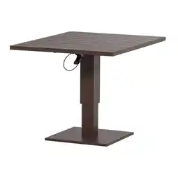 Wehkamp WOOOD hoogte verstelbare tuintafel (100x80x52/77 cm) Tesso aanbieding