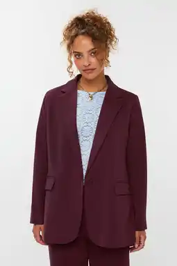 Wehkamp Ydence regular blazer donkerrood aanbieding
