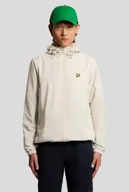 Wehkamp Lyle & Scott zomerjas beige aanbieding