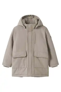 Wehkamp NAME IT KIDS parka lichtbruin aanbieding