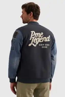 Wehkamp PME Legend baseball Hybrid jacket donkerblauw aanbieding