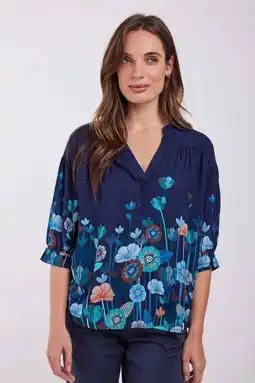 Wehkamp Didi gebloemde top blauw aanbieding