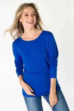Wehkamp ES&SY top blauw aanbieding