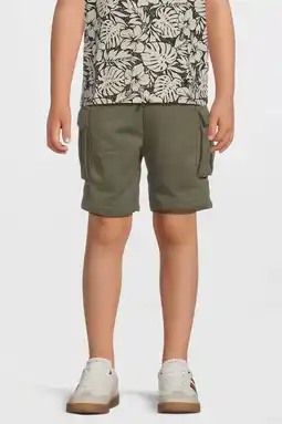 Wehkamp NAME IT KIDS sweatshort olijfgroen aanbieding
