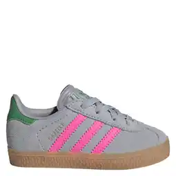 Wehkamp adidas Originals Gazelle sneakers grijs/roze aanbieding