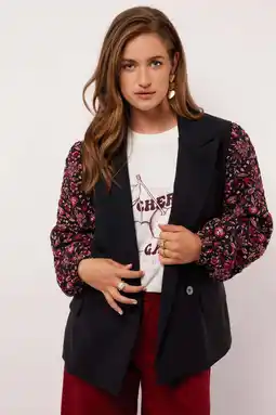 Wehkamp FLURESK regular blazer zwart aanbieding