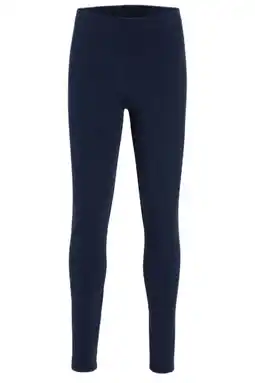 Wehkamp Anytime legging donkerblauw melange aanbieding