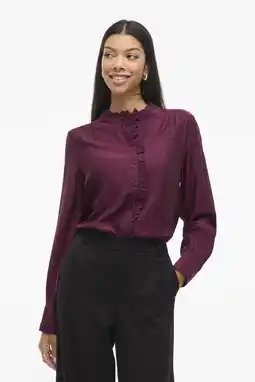 Wehkamp VILA blouse donkerpaars aanbieding