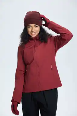 Wehkamp Icepeak softshell jas Brenham rood aanbieding