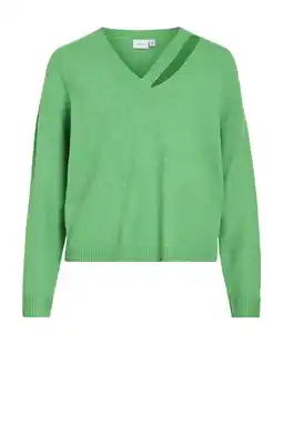 Wehkamp VILA trui groen gebreid aanbieding