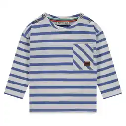 Wehkamp Babyface gestreepte longsleeve blauw aanbieding