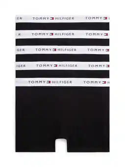Wehkamp Tommy Hilfiger katoenen boxershorts - zwart (set van 5) aanbieding