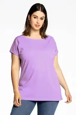 Wehkamp YOEK T-shirt COTTON lila aanbieding