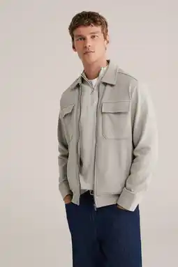 Wehkamp WE Fashion overshirt grijs aanbieding