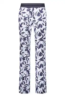 Wehkamp gardeur regularwaist flared broek blauw aanbieding