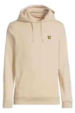 Wehkamp Lyle & Scott Hoodie Loopback zand aanbieding