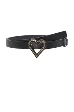 Wehkamp ONLY CARMAKOMA riem CAREDEN met strass zwart aanbieding