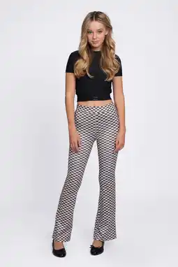 Wehkamp NIK&NIK flared broek bruin aanbieding