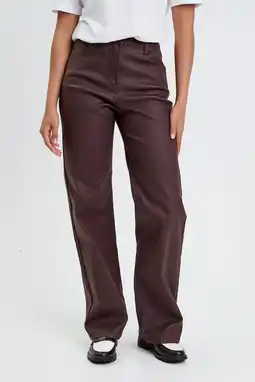 Wehkamp Cache Cache straight leg jeans donkerbruin aanbieding