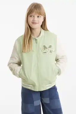 Wehkamp Me & My Monkey bomberjack groen/wit aanbieding