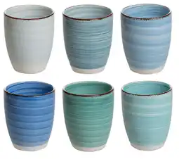 Wehkamp Cookinglife Bekers Delice Blauw 350 ml - 6 stuks aanbieding