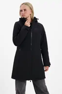 Wehkamp Kjelvik softshell jas Emy zwart aanbieding