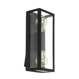 Wehkamp EGLO wandlamp buiten Alamonte - zwart aanbieding