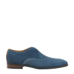 Wehkamp Van Lier Bregenz suède veterschoenen blauw aanbieding