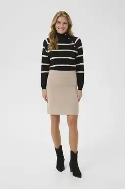Wehkamp Cream midi rok crème aanbieding