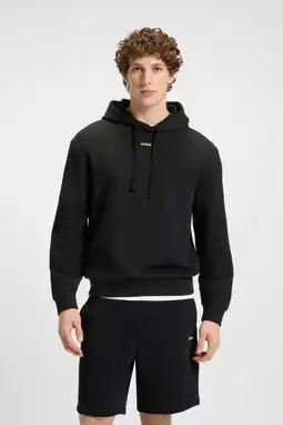 Wehkamp HUGO hoodie zwart aanbieding