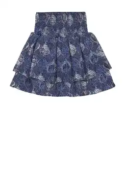 Wehkamp Indian Blue Jeans A-lijn rok blauw aanbieding