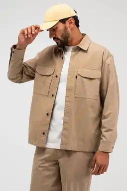 Wehkamp Butcher of Blue overshirt beige aanbieding