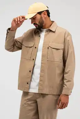 Wehkamp Butcher of Blue overshirt beige aanbieding