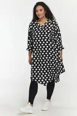 Wehkamp STUDIO tuniek met stippen zwart aanbieding