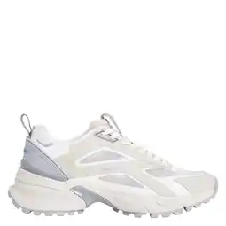 Wehkamp Calvin Klein chunky leren sneakers beige aanbieding