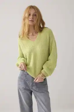 Wehkamp Summum pullover met wol limegroen aanbieding