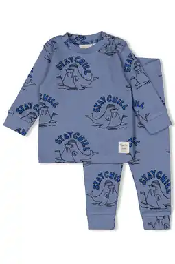 Wehkamp Feetje Premium Sleepwear - Willy Walrus pyjama blauw aanbieding